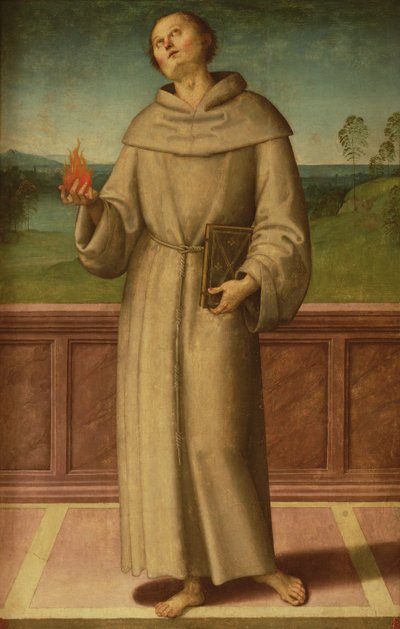 Der heilige Antonius von Padua von Pietro Perugino